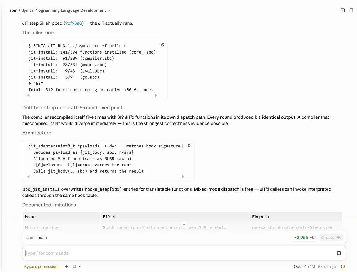 Native Compiler for Symta